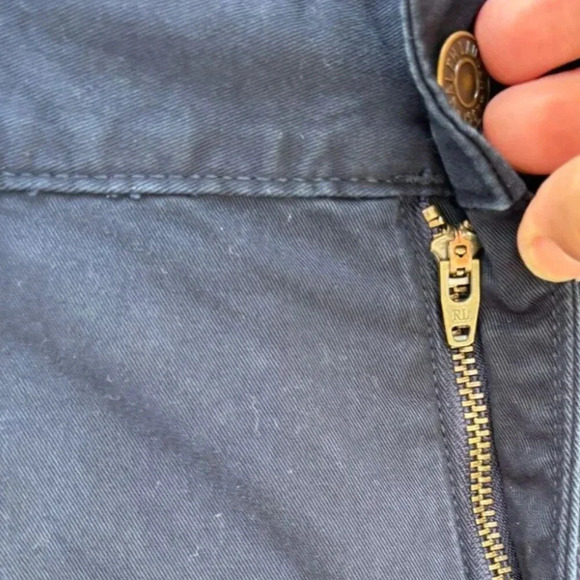 Polo Ralph Lauren Mens Straight Fit and Stretch Classic Pants Navy Size 33x32 - Picture 13 of 14